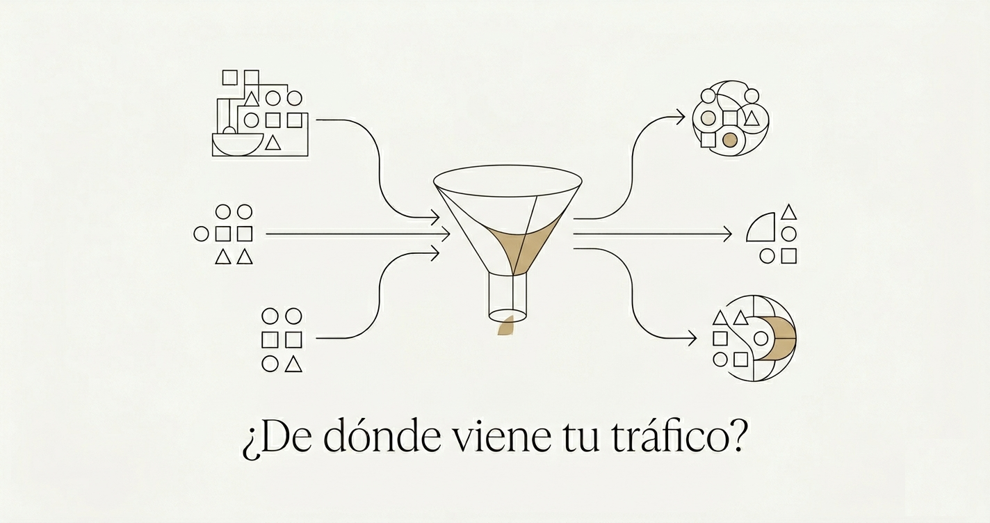 Informes de adquisición en GA4: de dónde viene tu tráfico
