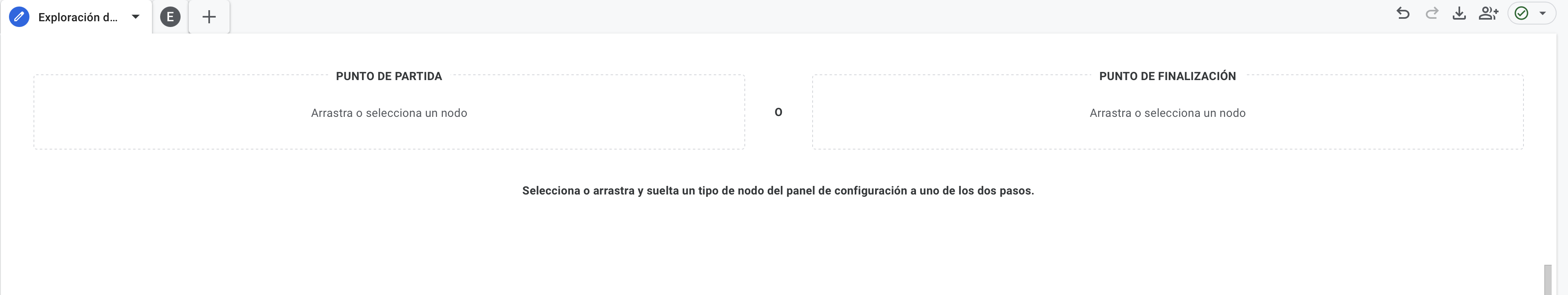 Enlace Empezar de nuevo